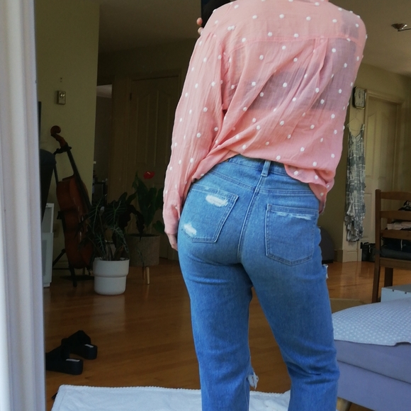 Blouse with white dots - Picture 5 of 5